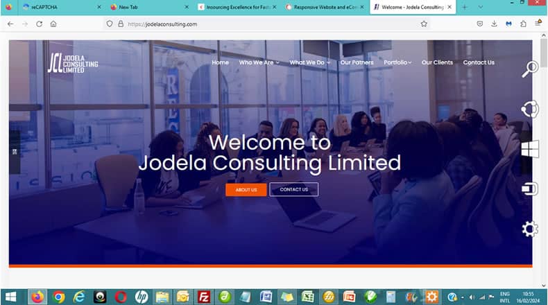 Jodela Consulting Website