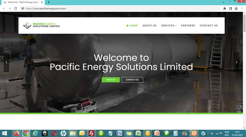 Pacific Energy Website