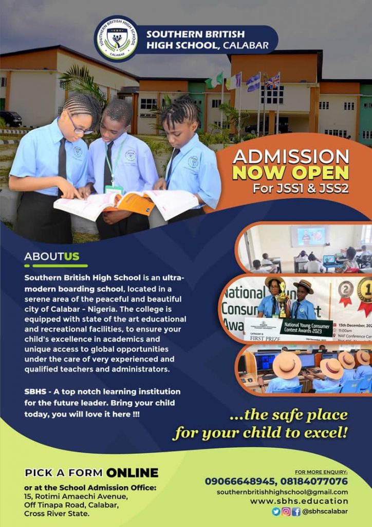 Southern British High School Flyer