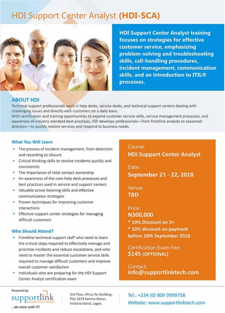 Support Link Technologies Flyer