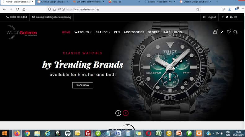 Watch Galleries Website